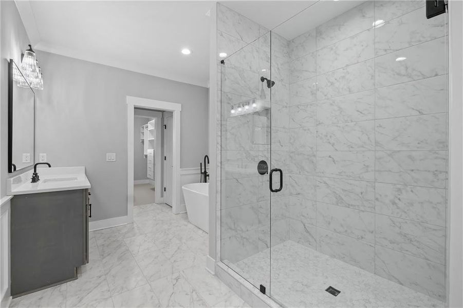 Furnished interior view inside a new home in , Ball Ground (Image 10).