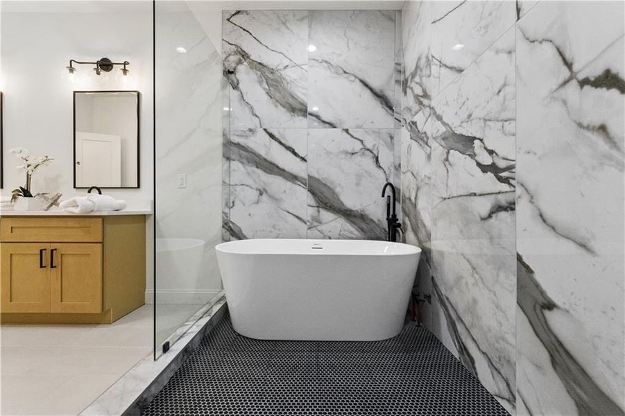 Furnished interior view inside a new home in , Decatur (Image 33).