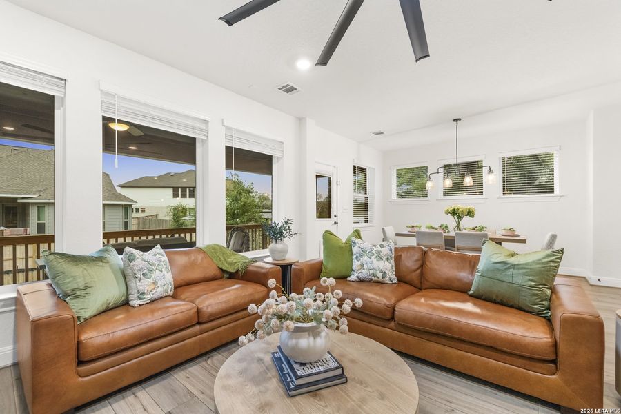 Furnished interior view inside a new home in Davis Ranch 50', San Antonio (Image 44).