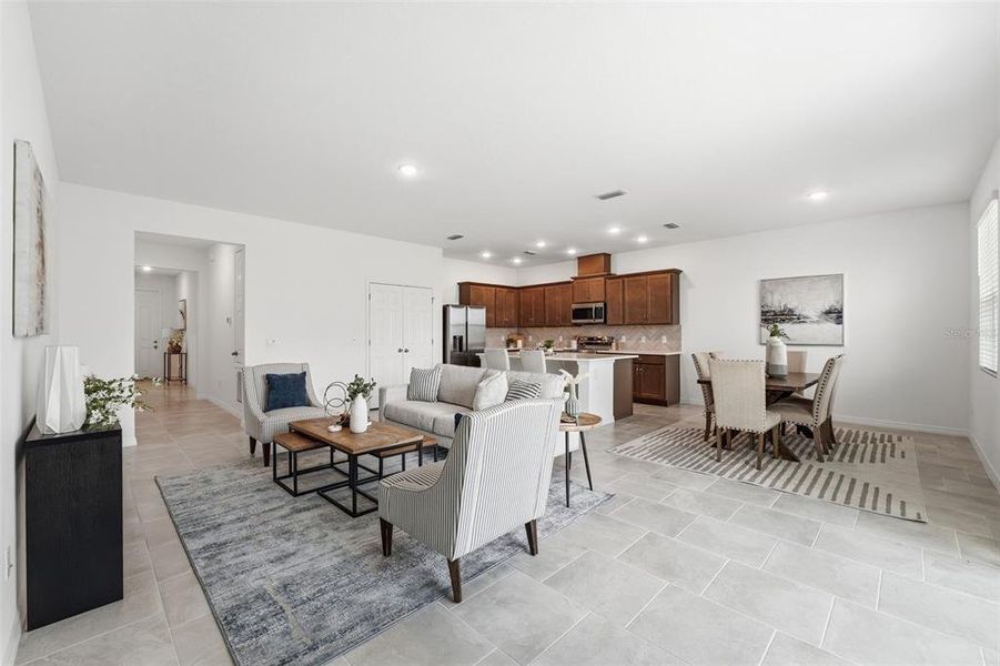Furnished interior view inside a new home in Marion Ridge, Haines City (Image 15).