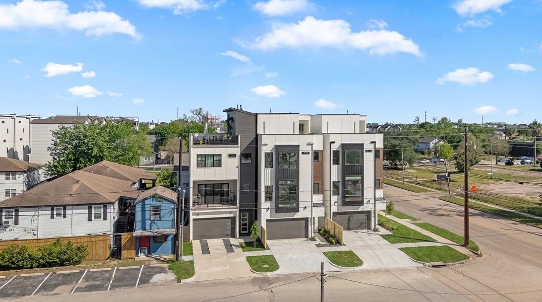 Front exterior of a new home in , Houston, TX, highlighting curb appeal (Image 13).