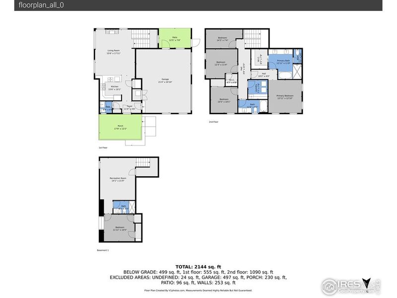 2D floor plan layout of this home in , Denver, CO (Image 3).