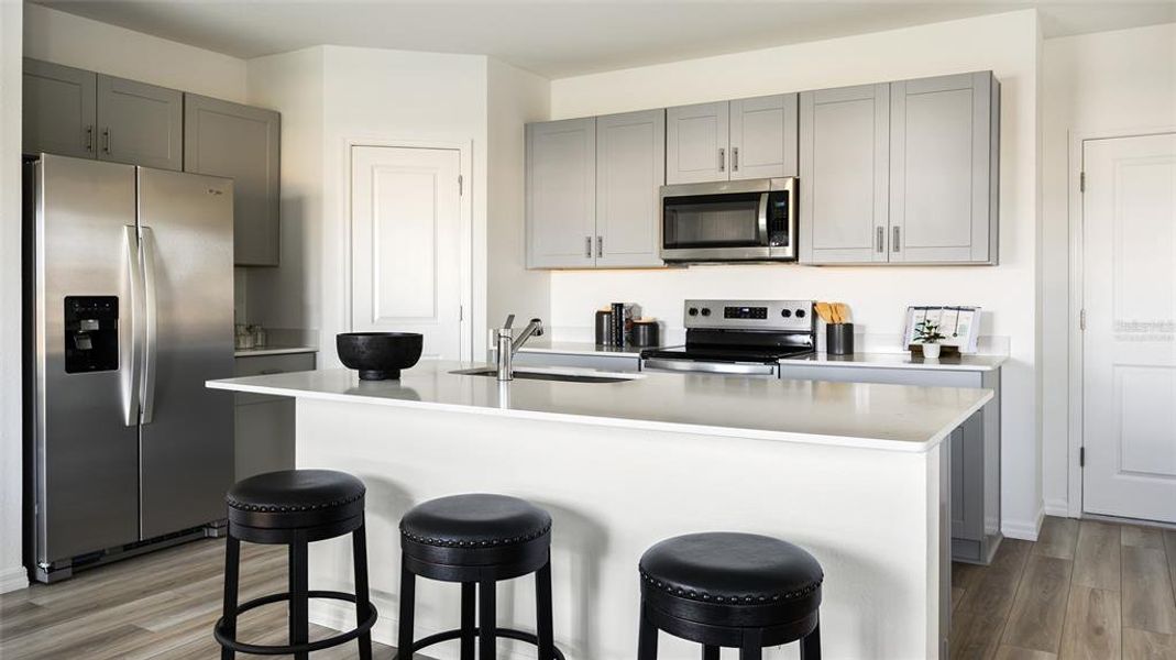 Furnished interior view inside a new home in Crosswinds, Haines City (Image 4).