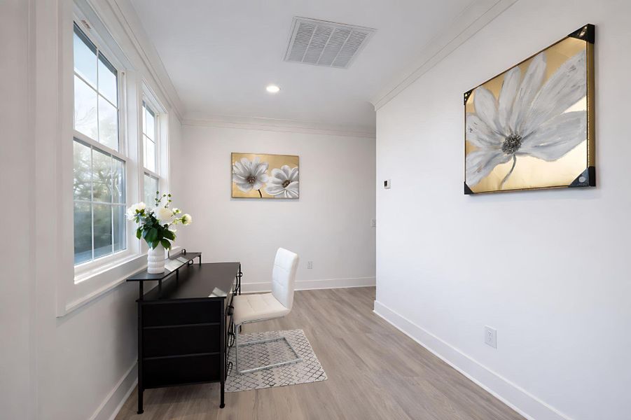 Furnished interior view inside a new home in , North Charleston (Image 41).