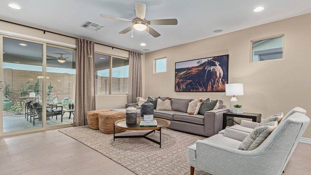 Representative furnished interior of a home built from the Harlow by Taylor Morrison in Discovery Collection at Verrado, Buckeye (Image 4). Representative furnished interior of a home built from the Harlow by Taylor Morrison in Discovery Collection at Verrado, Buckeye (Image 4).