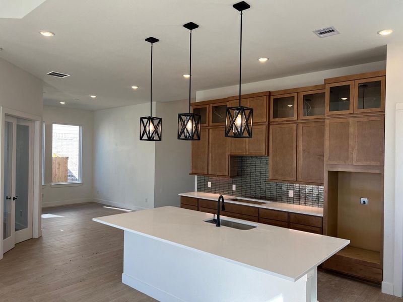 Furnished interior view inside a new home in Wood Leaf Reserve, Tomball (Image 17).