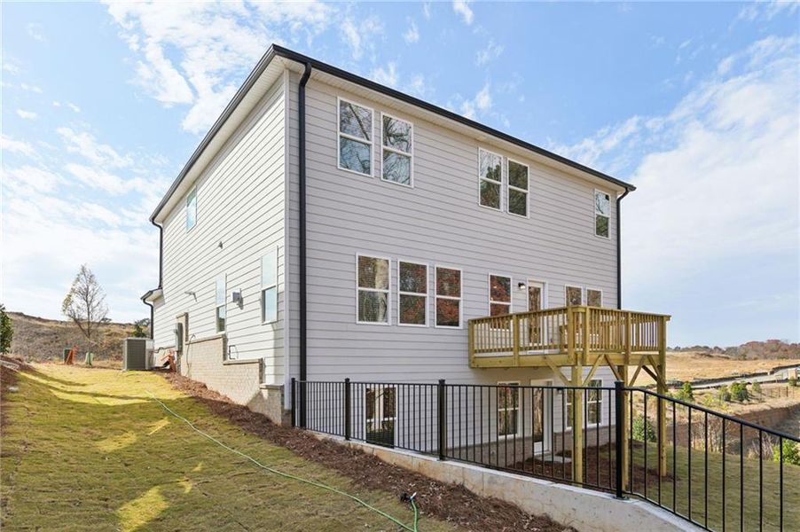 Exterior details and patio area of a home in Harmony Manor, Fairburn (Image 3).