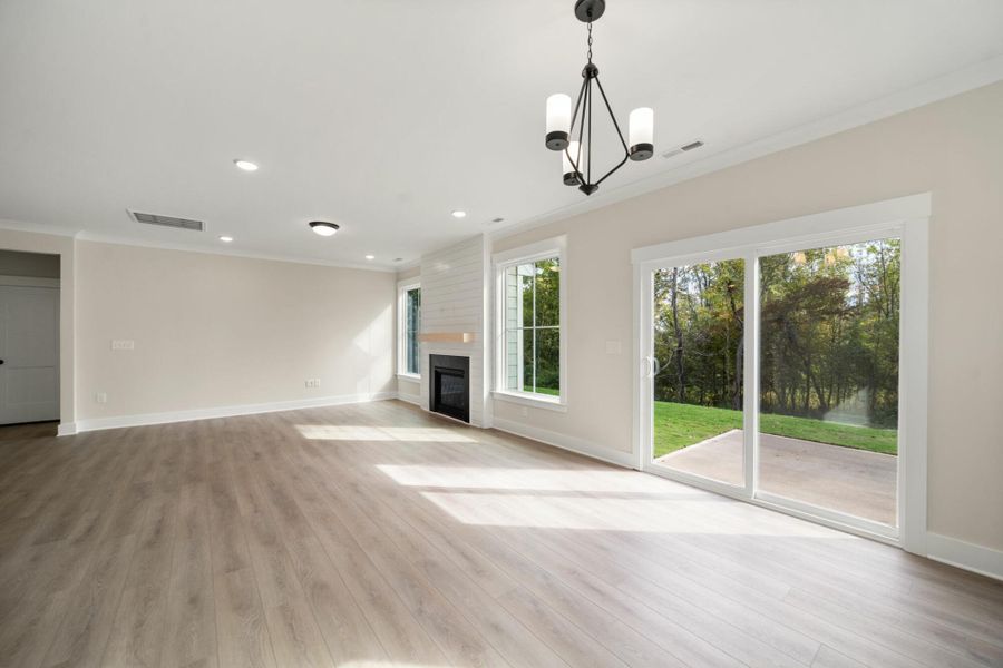 Spacious, unfurnished interior of a new home in Fiddler's Ridge, Advance (Image 30).