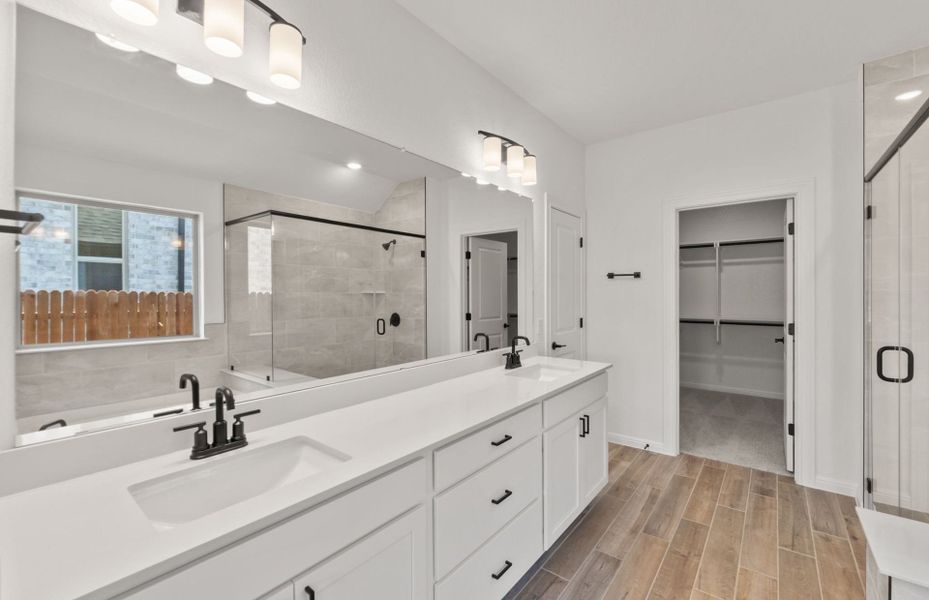 Furnished interior view inside a new home in Saddleback at Santa Rita Ranch, Liberty Hill (Image 12). Furnished interior view inside a new home in Saddleback at Santa Rita Ranch, Liberty Hill (Image 12).