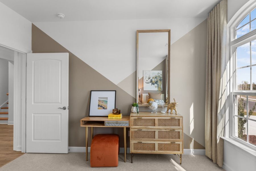 Representative furnished interior of a home built from the The Shorebreak by Chesapeake Homes in Coastal Club of the Carolinas, Calabash (Image 8).