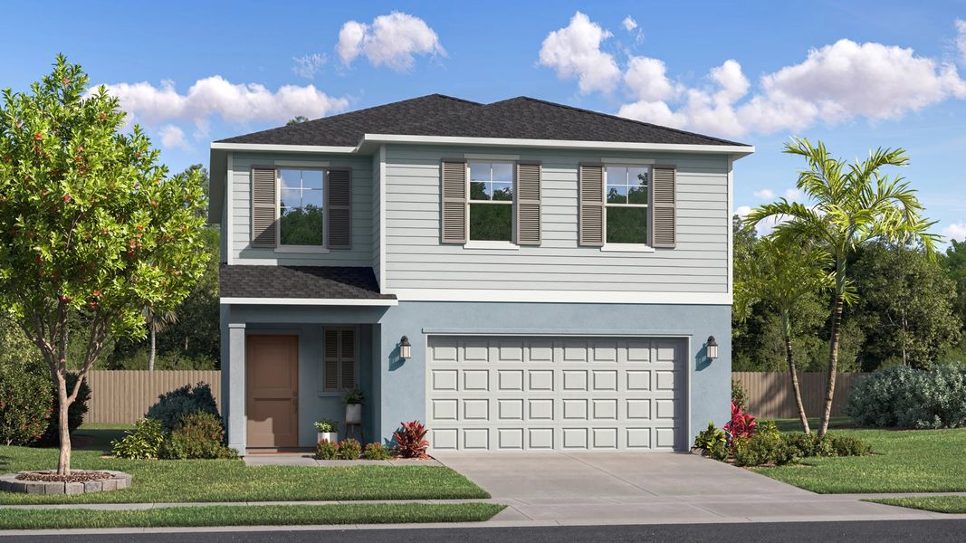 Home exterior render streetview Home exterior render streetview