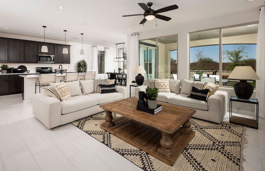 Representative furnished interior of a home built from the Stella by Pulte Homes in El Rancho Santa Rosa, Maricopa (Image 7).
