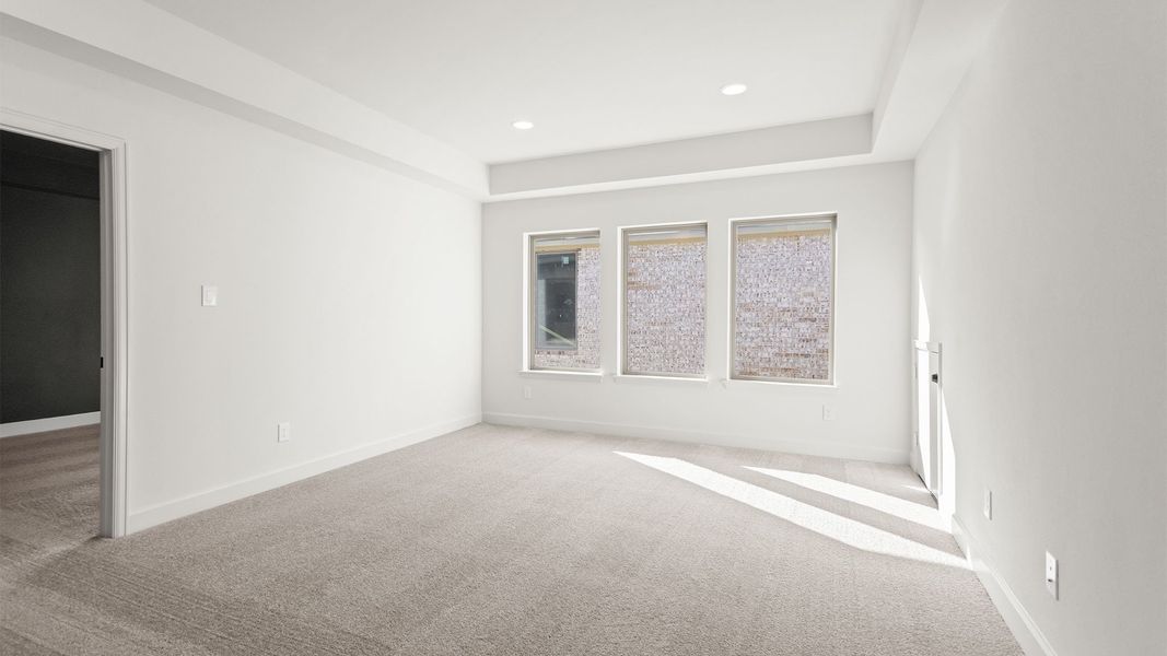 Spacious, unfurnished interior of a new home in Bridgeland, Cypress (Image 31).