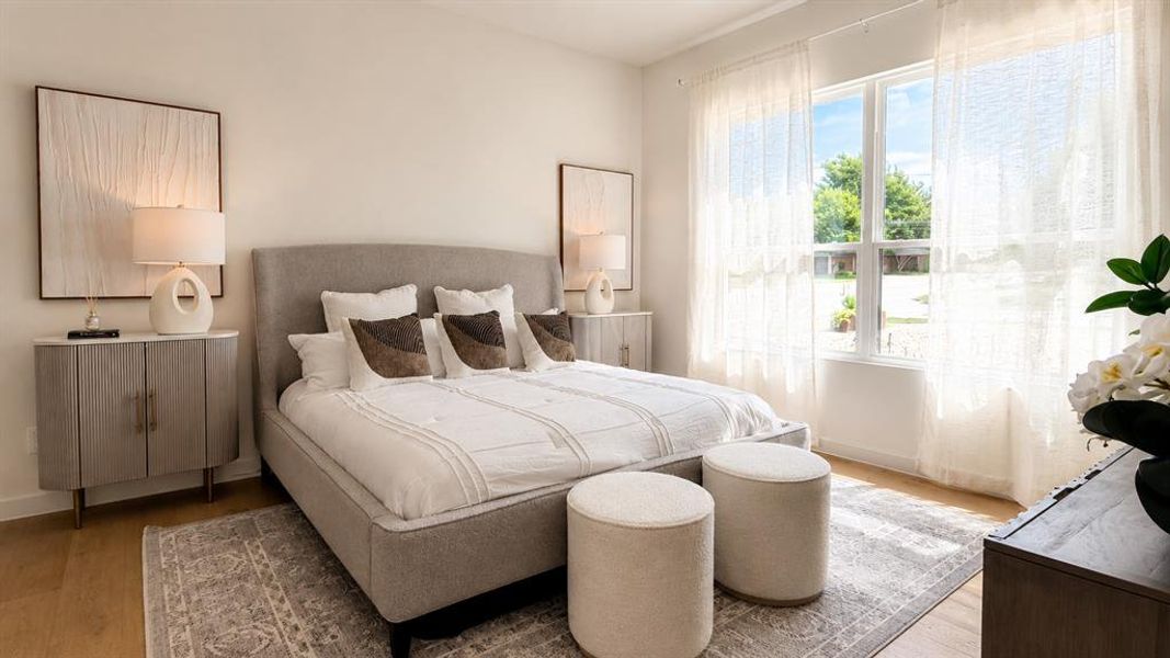 A large secondary suite, perfect for long term guests or the VIP treatment.