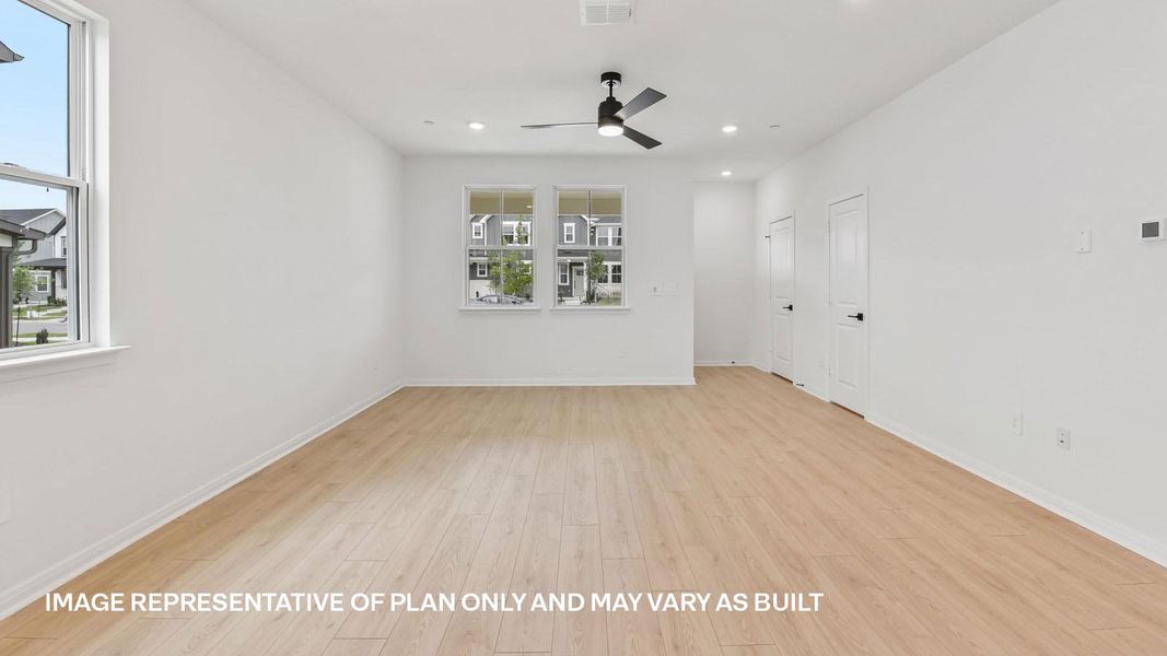 Spacious, unfurnished interior of a new home in Avery Centre, Round Rock (Image 24).