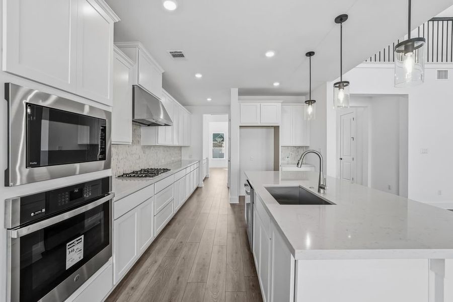 Furnished interior view inside a new home in Santa Rita Ranch, Liberty Hill (Image 5).