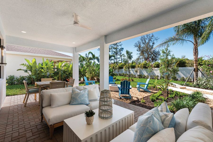 Representative exterior details of a home built from the Tortuga by GL Homes in Valencia Harbor (55+), Fort Myers (Image 3).