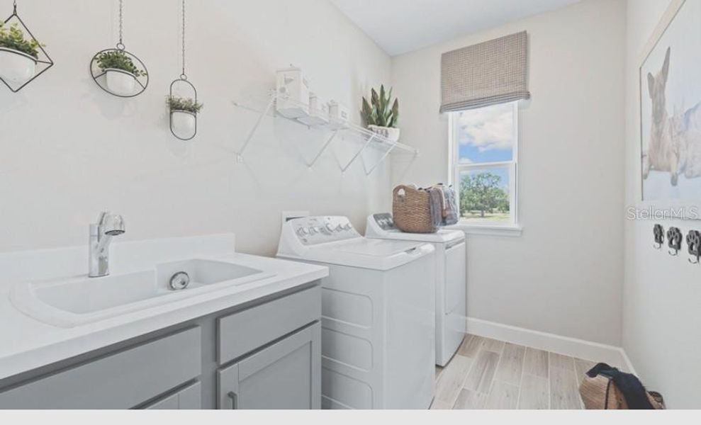 Furnished interior view inside a new home in Timber Ridge, Plant City (Image 9).