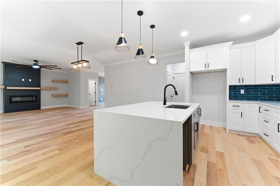 Furnished interior view inside a new home in , Hampton (Image 14).