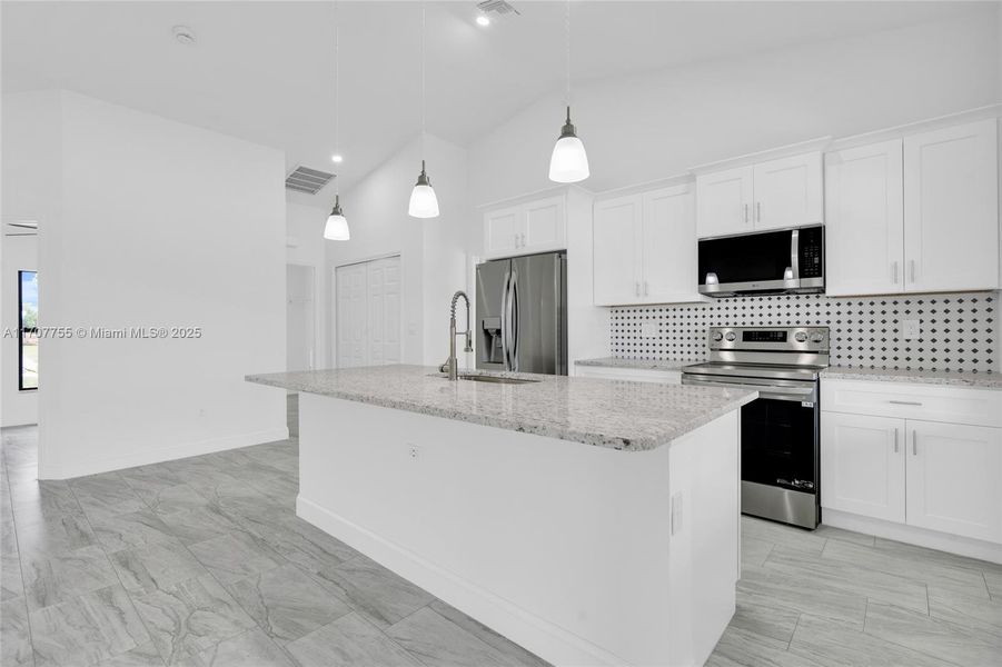 Furnished interior view inside a new home in , Labelle (Image 7). Furnished interior view inside a new home in , Labelle (Image 7).