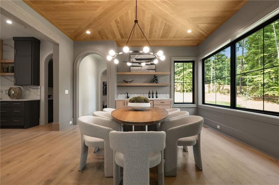 Furnished interior view inside a new home in , Roswell (Image 32).