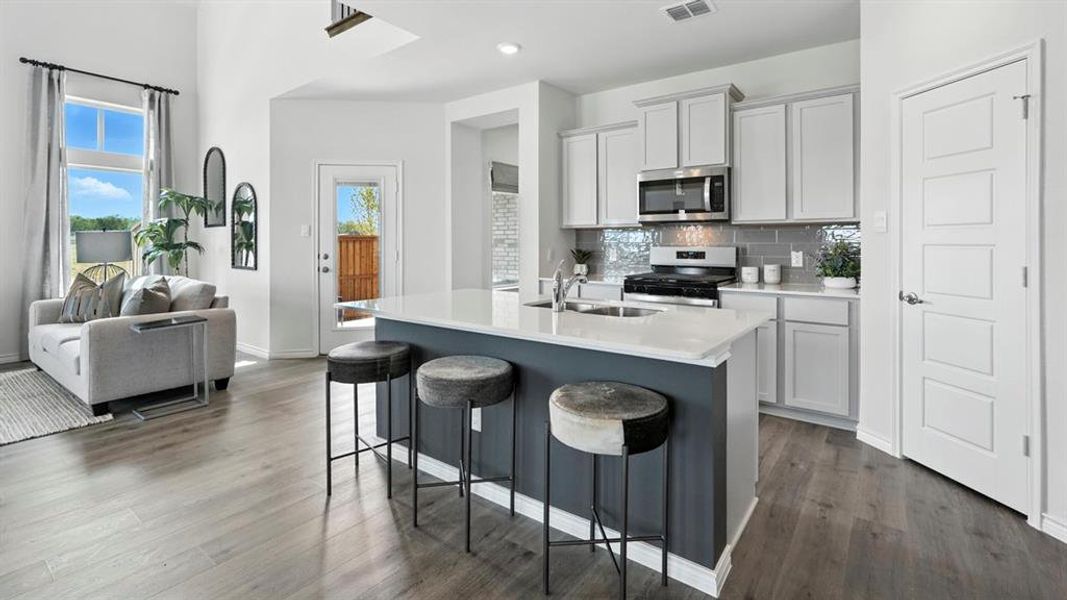 Furnished interior view inside a new home in Lilybrooke at Legacy Hills, Celina (Image 26).