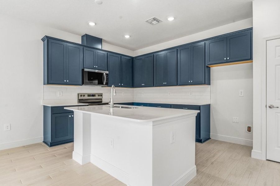 Furnished interior view inside a new home in Huntington Park, Titusville (Image 12).