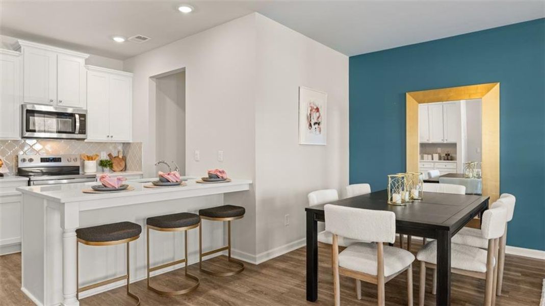 Furnished interior view inside a new home in Brookland Commons, Monroe (Image 13).