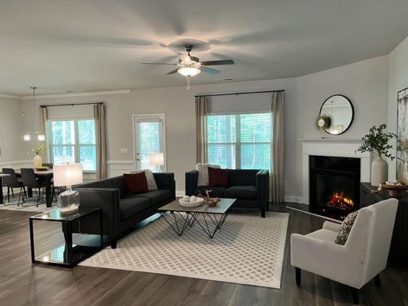 Furnished interior view inside a new home in Eagle Heights, Maysville (Image 10).