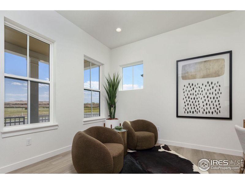 Furnished interior view inside a new home in Westerly, Erie (Image 6). Furnished interior view inside a new home in Westerly, Erie (Image 6).