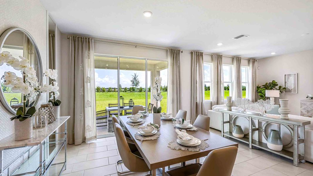 Furnished interior view inside a new home in Solera at Lakewood Ranch, Bradenton (Image 7).