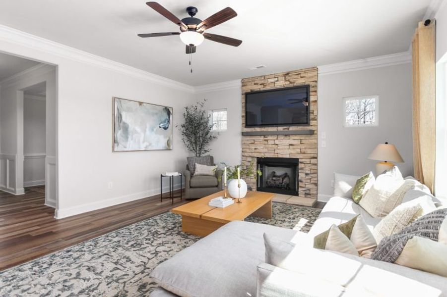 Furnished interior view inside a new home in Avondale, Greensboro (Image 43).