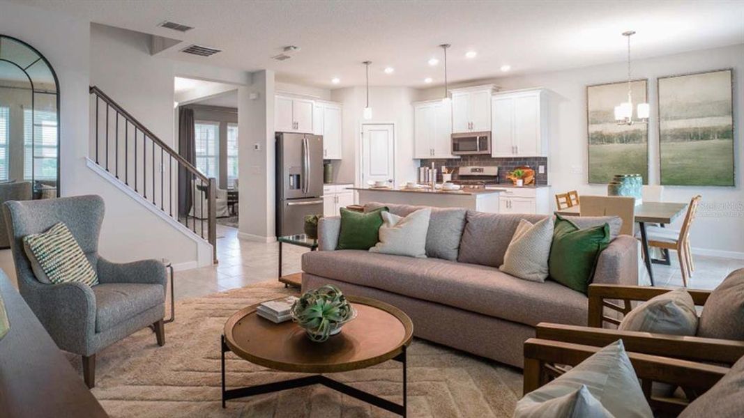 Furnished interior view inside a new home in , St. Cloud (Image 8).