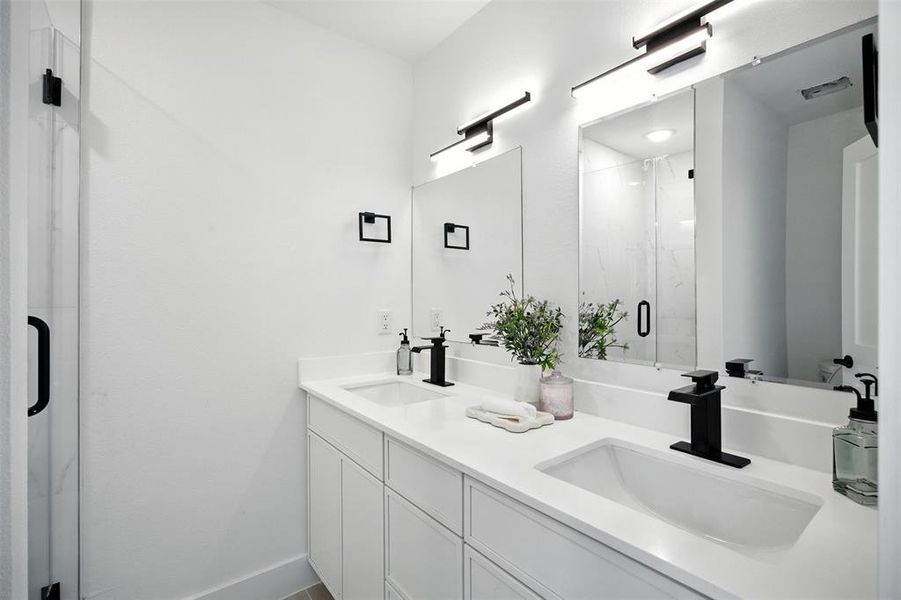 Furnished interior view inside a new home in , Dallas (Image 4).