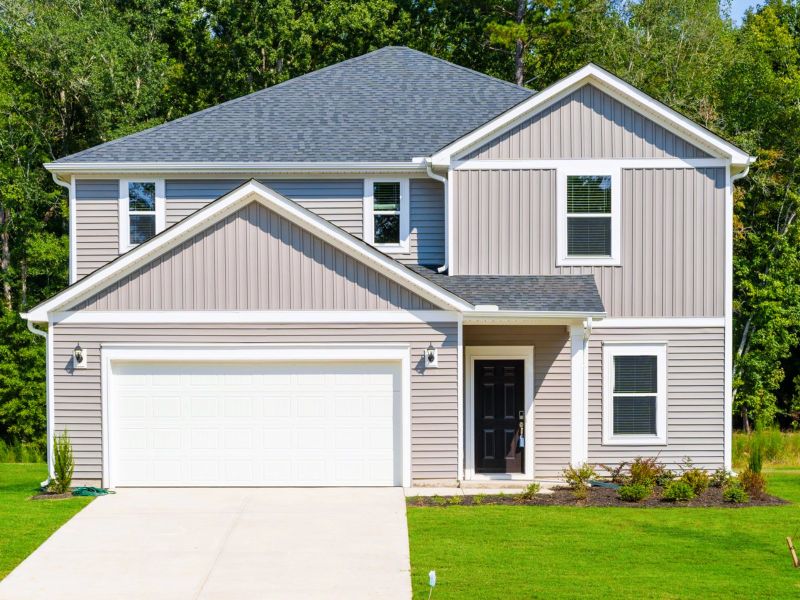 Front exterior of a home in the Holland Park community, located in Spartanburg, SC (Image 11).