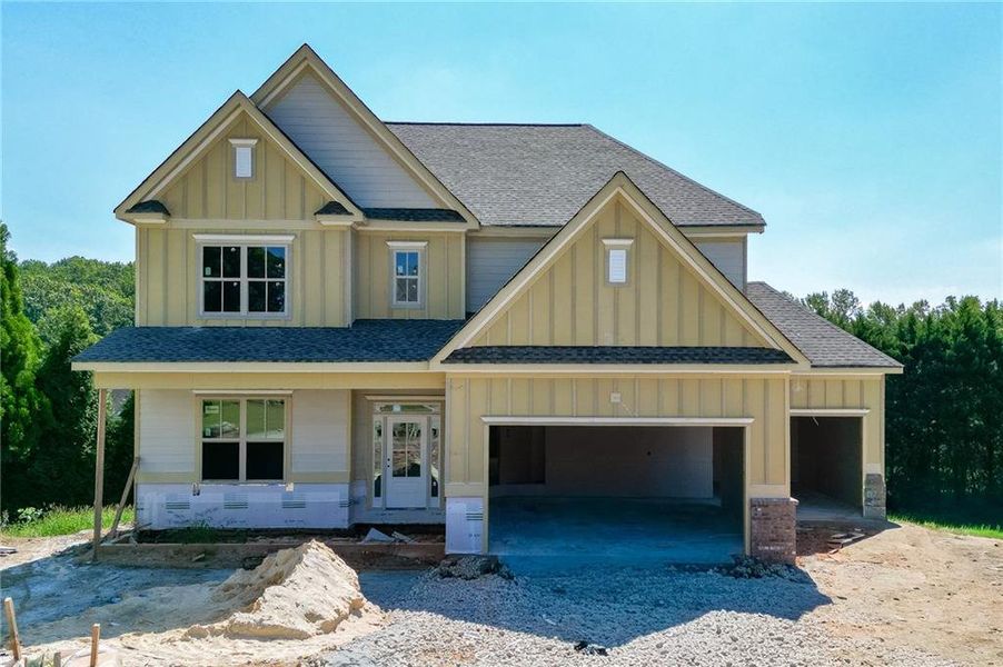 In-progress construction of a new home in , Jefferson, GA (Image 10).