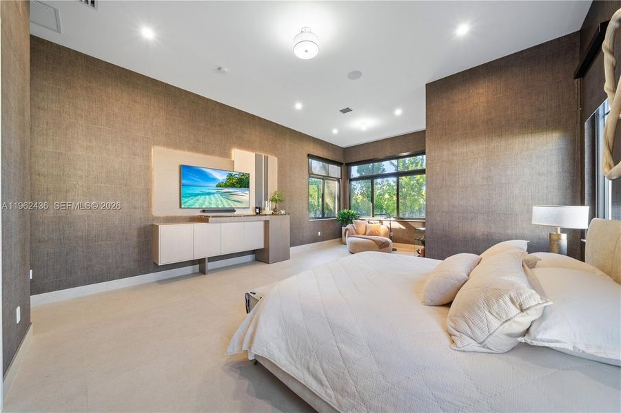 Furnished interior view inside a new home in , Miami (Image 13). Furnished interior view inside a new home in , Miami (Image 13).