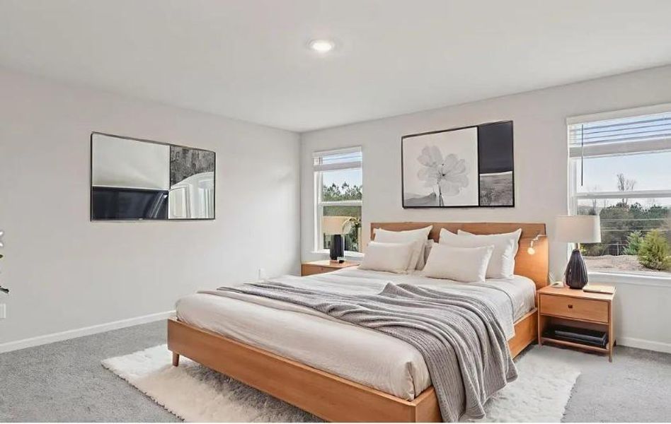 Furnished interior view inside a new home in Harmony Manor, Fairburn (Image 9).