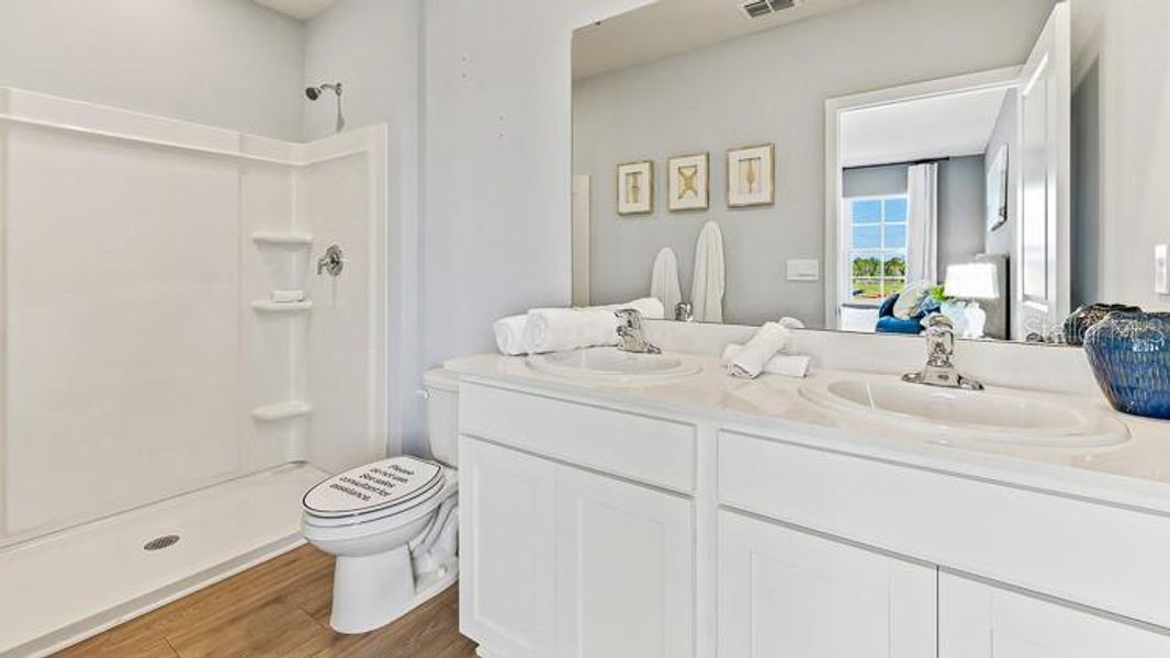 Furnished interior view inside a new home in Oasis at Longwood Run, Sarasota (Image 5).