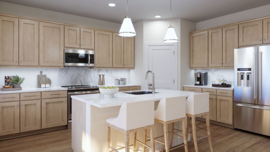 Representative furnished interior of a home built from the 4012 by Risewell Homes in Parkton Square, Kyle (Image 4). Representative furnished interior of a home built from the 4012 by Risewell Homes in Parkton Square, Kyle (Image 4).
