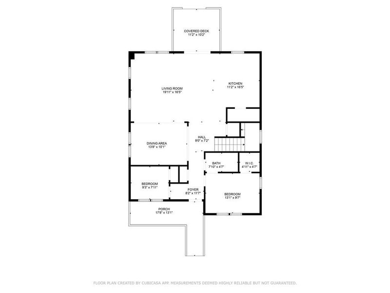 2D floor plan layout of this home in , Scottdale, GA (Image 6).