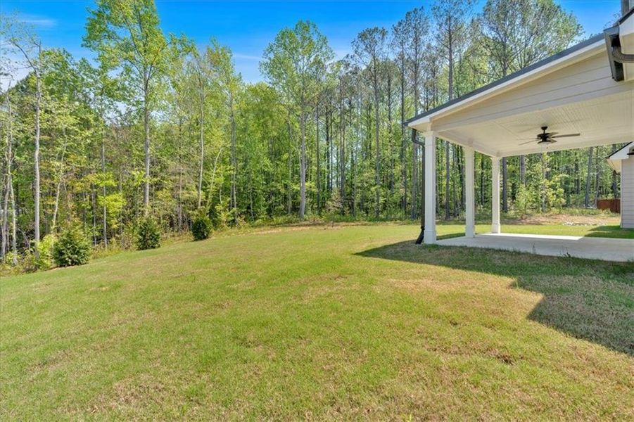 Exterior details and patio area of a home in Springside Reserve, Powder Springs (Image 24). Exterior details and patio area of a home in Springside Reserve, Powder Springs (Image 24).