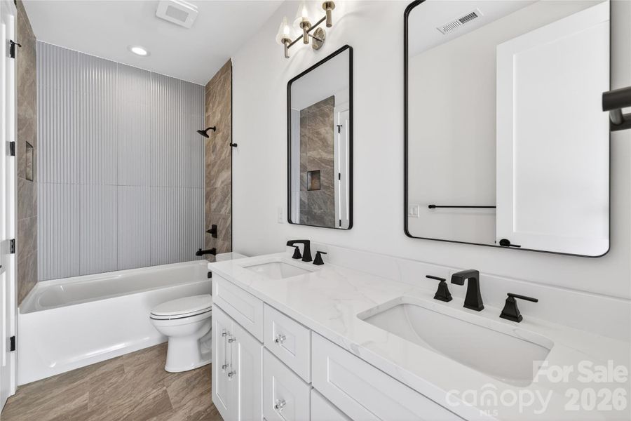 Furnished interior view inside a new home in , Charlotte (Image 28).