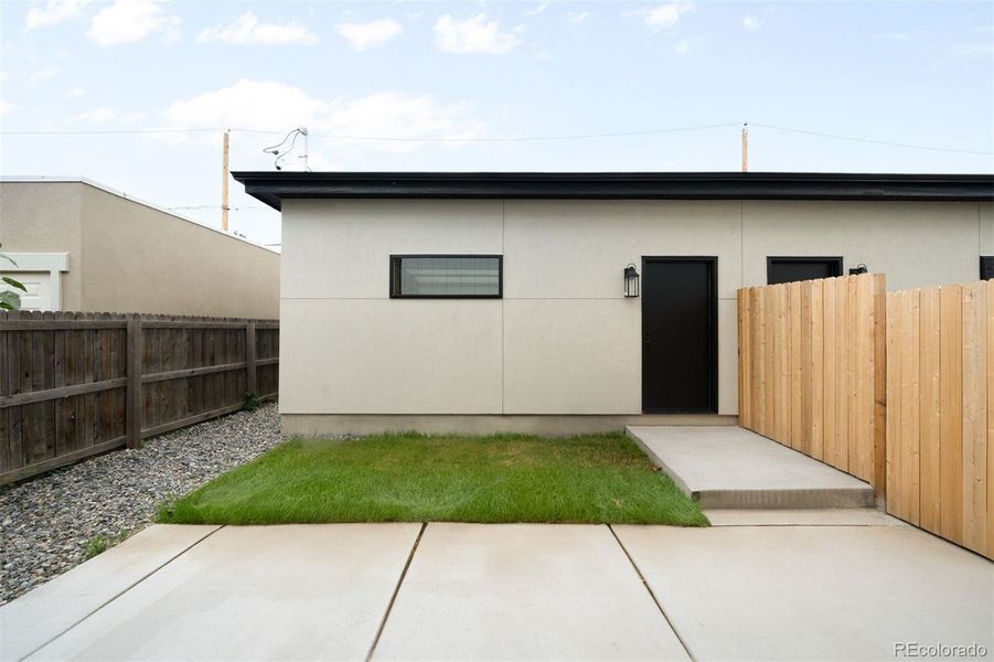 Exterior details and patio area of a home in , Denver (Image 29).