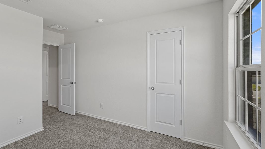 Representative unfurnished interior of a home built from the MIDLAND by D.R. Horton in Bluff Springs, Ferris (Image 12). Representative unfurnished interior of a home built from the MIDLAND by D.R. Horton in Bluff Springs, Ferris (Image 12).