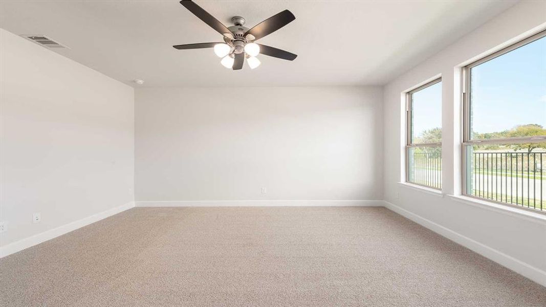 Spacious, unfurnished interior of a new home in The Heights At Uptown Celina 45', Celina (Image 13).