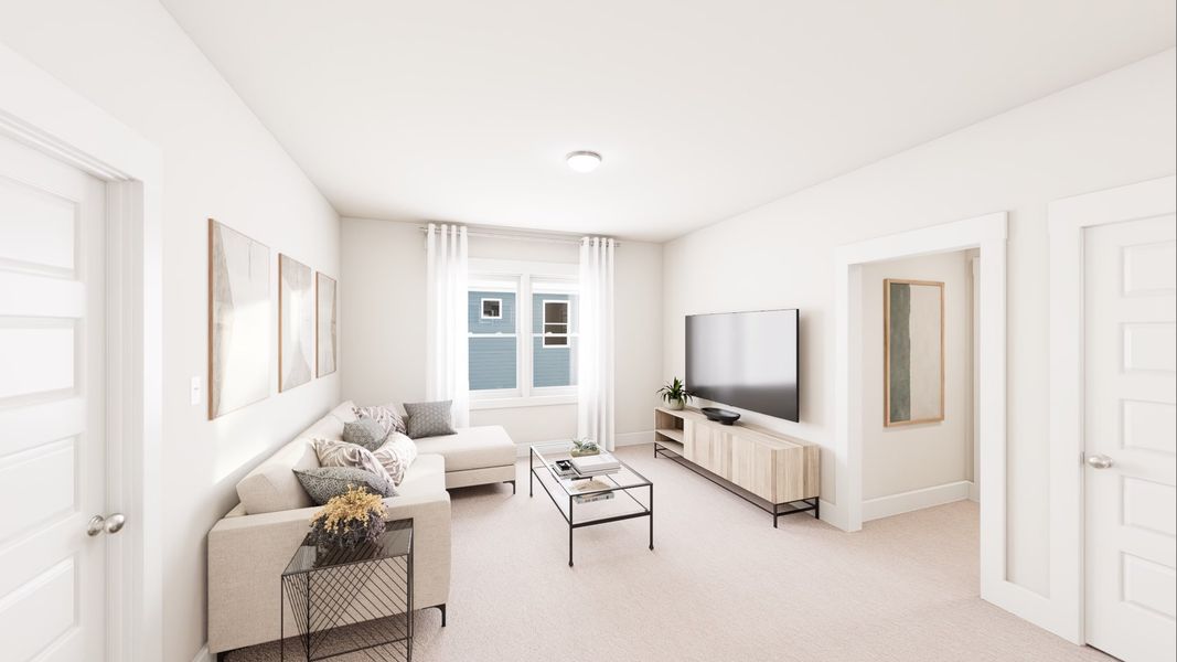 Furnished interior view inside a new home in Ponder, Wendell (Image 10).