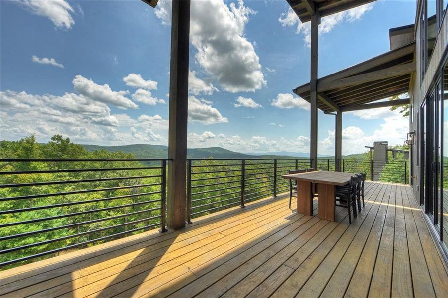 Exterior details and patio area of a home in , Morganton (Image 21).