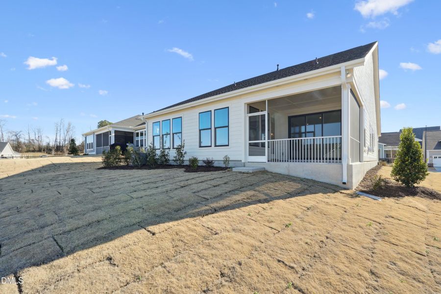 Actual Home - Screened Patio Actual Home - Screened Patio