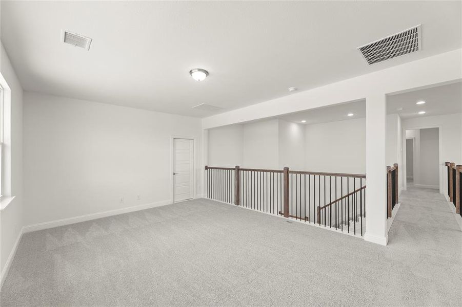 Spacious, unfurnished interior of a new home in Milrany Ranch, Melissa (Image 28). Spacious, unfurnished interior of a new home in Milrany Ranch, Melissa (Image 28).